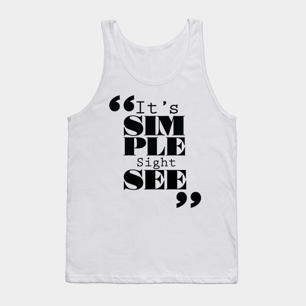 It's Simple: Sightsee Tank Top by ForbiddenFigLeaf